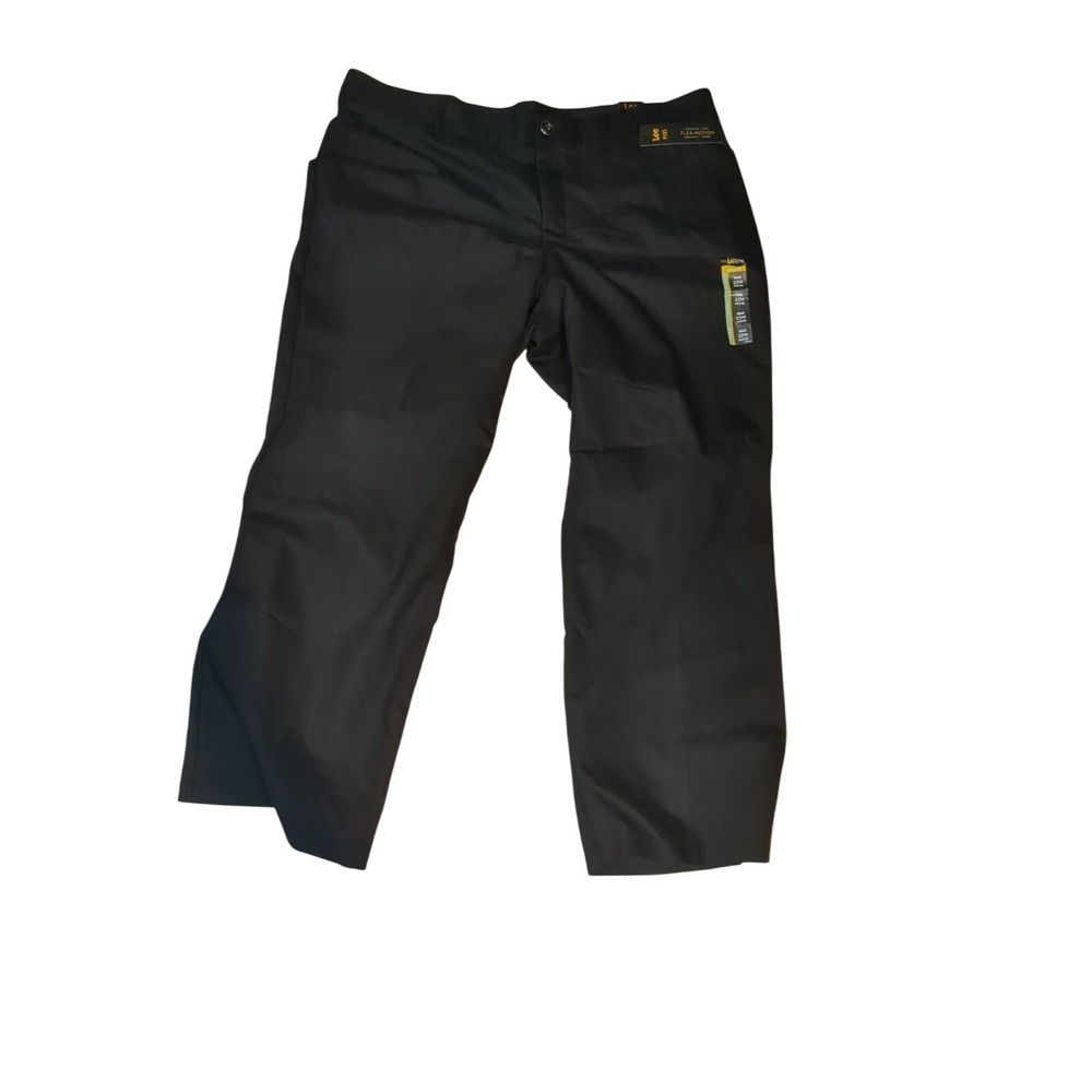 Lee Plus Regular Feet Trouser Made Rice Size 22W Petite Black New With Tag